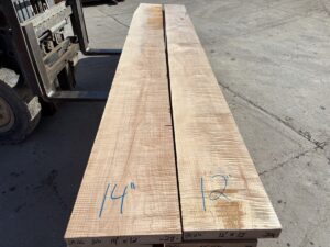 curly maple lumber, premium lumber, curly maple matched set