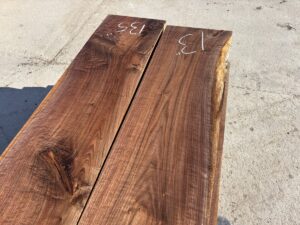 curly walnut lumber, hardwood lumber, unsteamed walnut