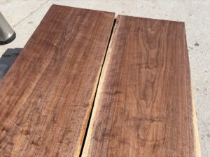 figured walnut lumber, hardwood lumber, unsteamed walnut