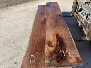 figured walnut lumber, premium hardwood, unsteamed walnut