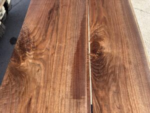 figured walnut lumber, premium hardwood, unsteamed walnut