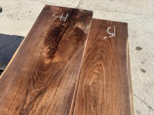 figured walnut lumber, premium hardwood, unsteamed walnut