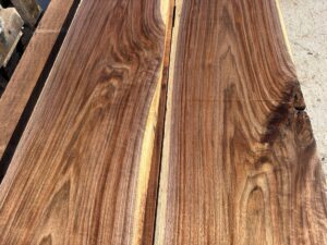 variegated walnut lumber, wide walnut lumber, unsteamed walnut