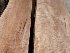 wide curly ambrosia maple lumber, soft maple, premium curly maple