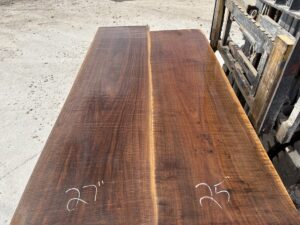 wide walnut lumber, unsteamed walnut, wooden tabletops