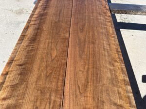 curly walnut lumber, unsteamed walnut, premium hardwood