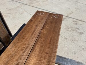 curly walnut lumber, premium lumber, unsteamed walnut