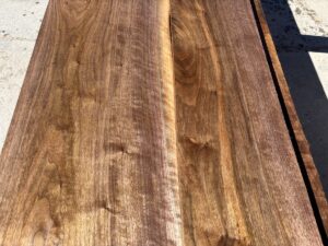 figured walnut lumber, premium hardwood, unsteamed walnut