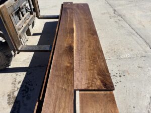 figured walnut lumber, premium hardwood, unsteamed walnut