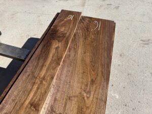 figured walnut lumber, premium hardwood, unsteamed walnut
