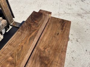 variegated walnut lumber, unsteamed walnut, premium hardwood