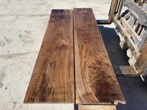 variegated walnut lumber, unsteamed walnut, premium hardwood