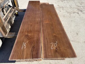 wide walnut lumber, premium hardwood, unsteamed walnut