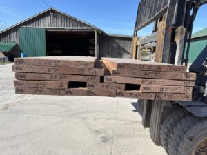 variegated walnut lumber, premium lumber, unsteamed walnut