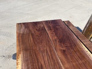 variegated walnut lumber, premium lumber, unsteamed walnut