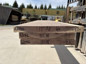 walnut tabletop, hardwood lumber, wide unsteamed walnut