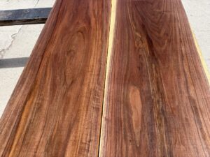 walnut tabletop, hardwood lumber, wide unsteamed walnut