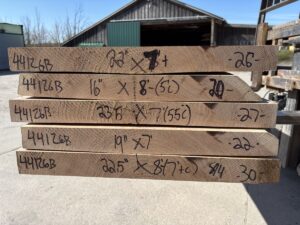 wide butternut lumber, furniture grade lumber, rustic lumber