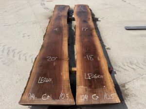 live edge walnut slabs, unsteamed walnut, hardwood lumber