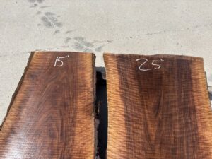 live edge walnut slab, curly walnut slab, unsteamed walnut