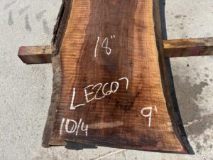 live edge walnut slab, figured walnut, walnut bar top, unsteamed walnut