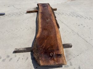 live edge walnut slab, figured walnut, walnut bar top, unsteamed walnut