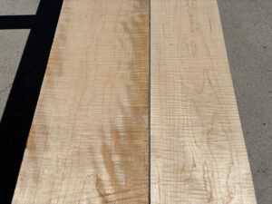 tiger maple lumber, premium soft maple, high quality furniture grade lumber