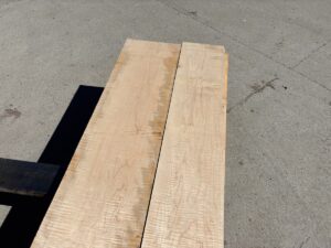 tiger maple lumber, premium soft maple, high quality furniture grade lumber