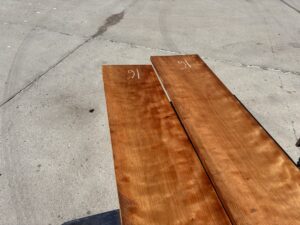 wide curly cherry lumber, hardwood lumber, high quality curly cherry lumber