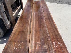 variegated walnut lumber, premium hardwood, unsteamed walnut