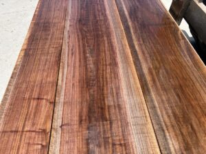 variegated walnut lumber, premium hardwood, unsteamed walnut