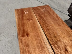 wide red birch lumber, curly red birch, premium lumber