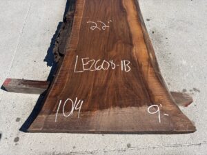 live edge walnut slab, unsteamed walnut, premium hardwood, bar top