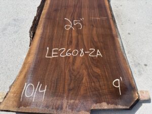 live edge walnut slab, unsteamed walnut, premium hardwood, bar top