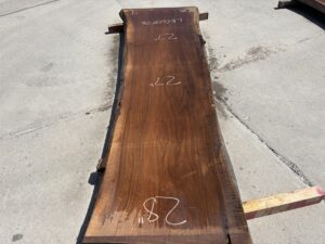 live edge walnut slab, unsteamed walnut, premium hardwood, bar top