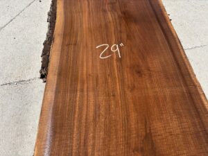 live edge walnut slab, unsteamed walnut, premium hardwood, bar top