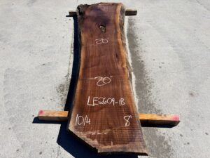 live edge walnut slab, premium hardwood, unsteamed walnut