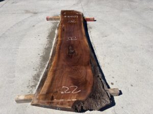 live edge walnut slab, premium hardwood, unsteamed walnut