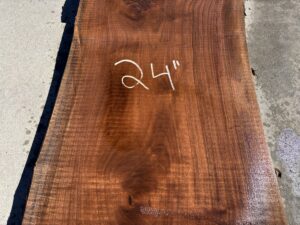 live edge walnut slab, premium hardwood, unsteamed walnut