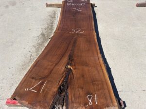 live edge walnut slab, premium hardwood, unsteamed walnut