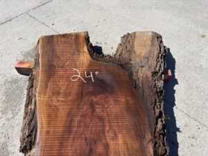 live edge walnut slab, unsteamed walnut, rustic walnut slab, premium hardwood