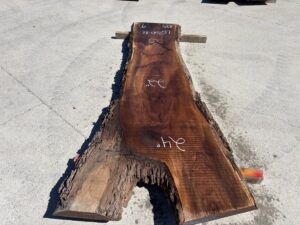 live edge walnut slab, unsteamed walnut, rustic walnut slab, premium hardwood