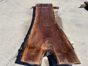 live edge walnut slab, unsteamed walnut, rustic walnut slab, premium hardwood