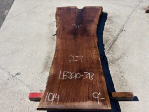 live edge walnut slab, unsteamed walnut, rustic walnut slab, premium hardwood