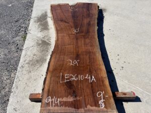 live edge walnut slab, unsteamed walnut, rustic walnut slab, premium hardwood