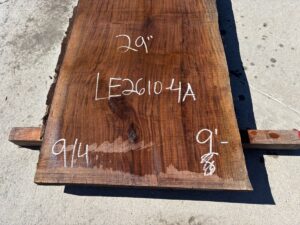 live edge walnut slab, unsteamed walnut, rustic walnut slab, premium hardwood