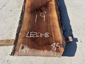 live edge walnut slab, hardwood lumber, unsteamed walnut, premium lumber
