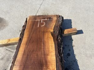 live edge walnut slab, hardwood lumber, unsteamed walnut, premium lumber
