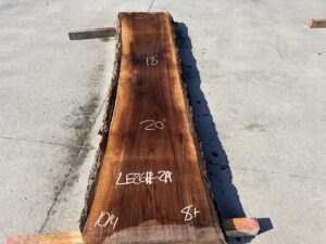 live edge walnut slab, hardwood lumber, unsteamed walnut, premium lumber