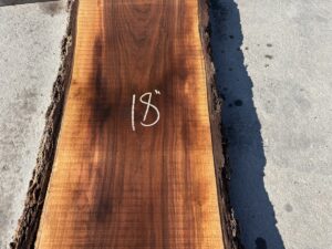 live edge walnut slab, hardwood lumber, unsteamed walnut, premium lumber